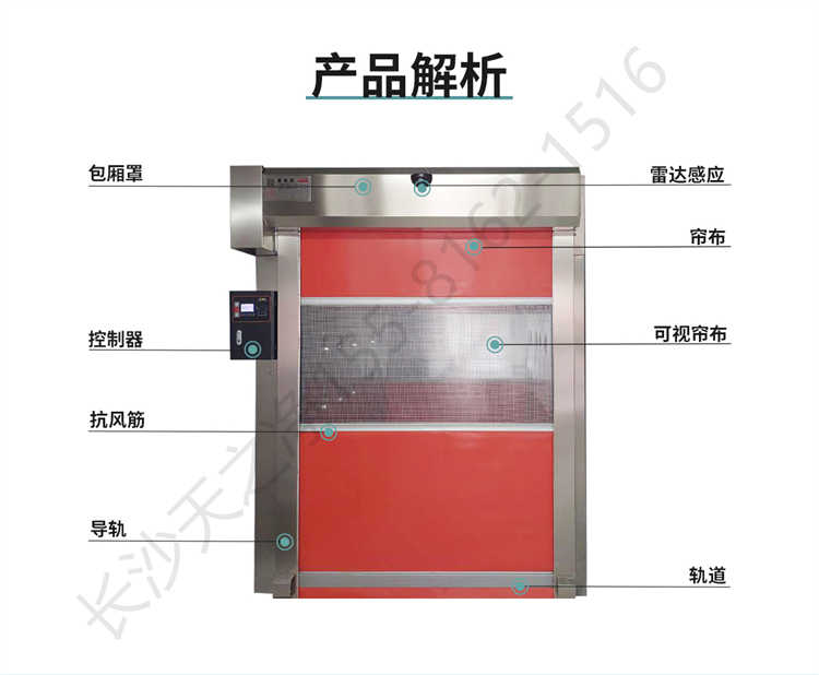 長(zhǎng)沙天之凈卷簾門風(fēng)淋室-結(jié)構(gòu)